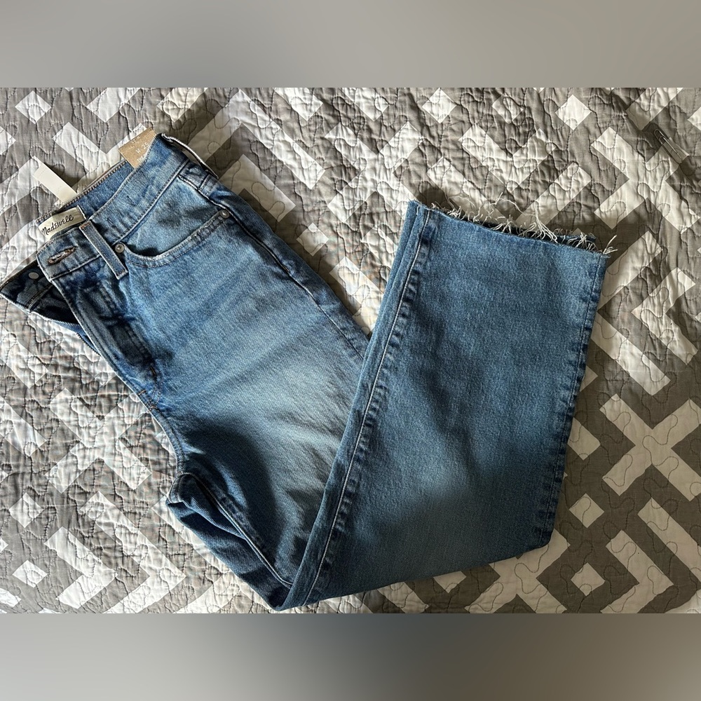 Madewell Perfect Vintage Wide-Leg Crop Jean NWT